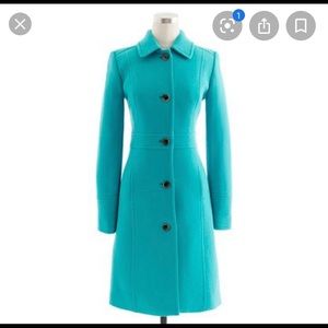 J Crew Lady day coat in Retro Jade size 12 P